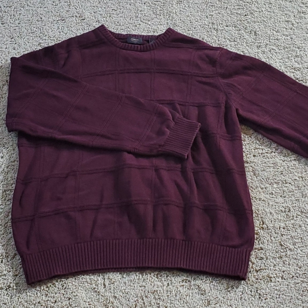 ARROW - LARGE RED COTTON SWEATER